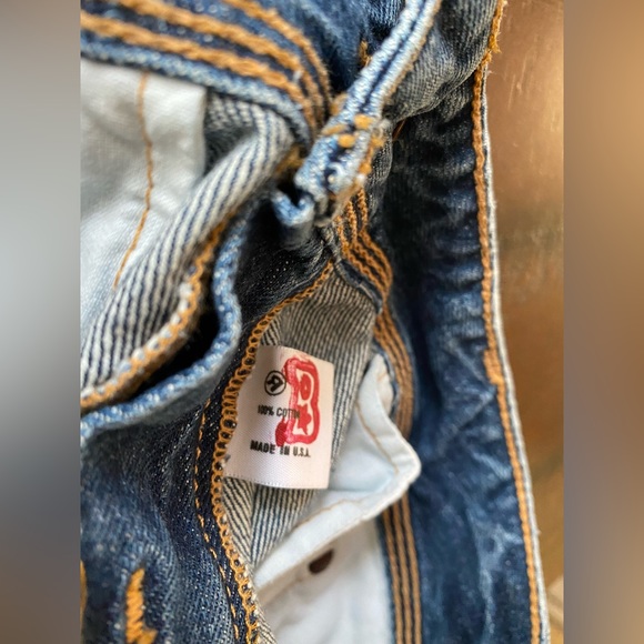 Vintage authentic Big Star Jessie mini jean skirt size 28 R BNWT Y2K - Picture 8 of 9